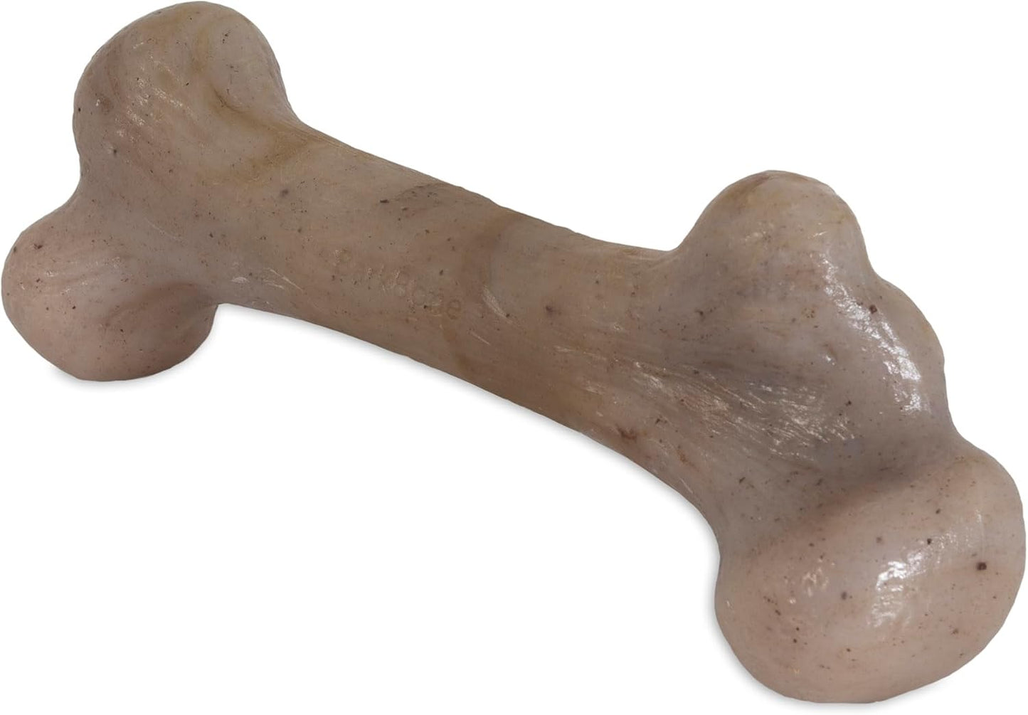 Dinosaur Barkbone Nylon Dog Bone for Aggressive Chewers, Bacon Flavor, 8.5 Inches